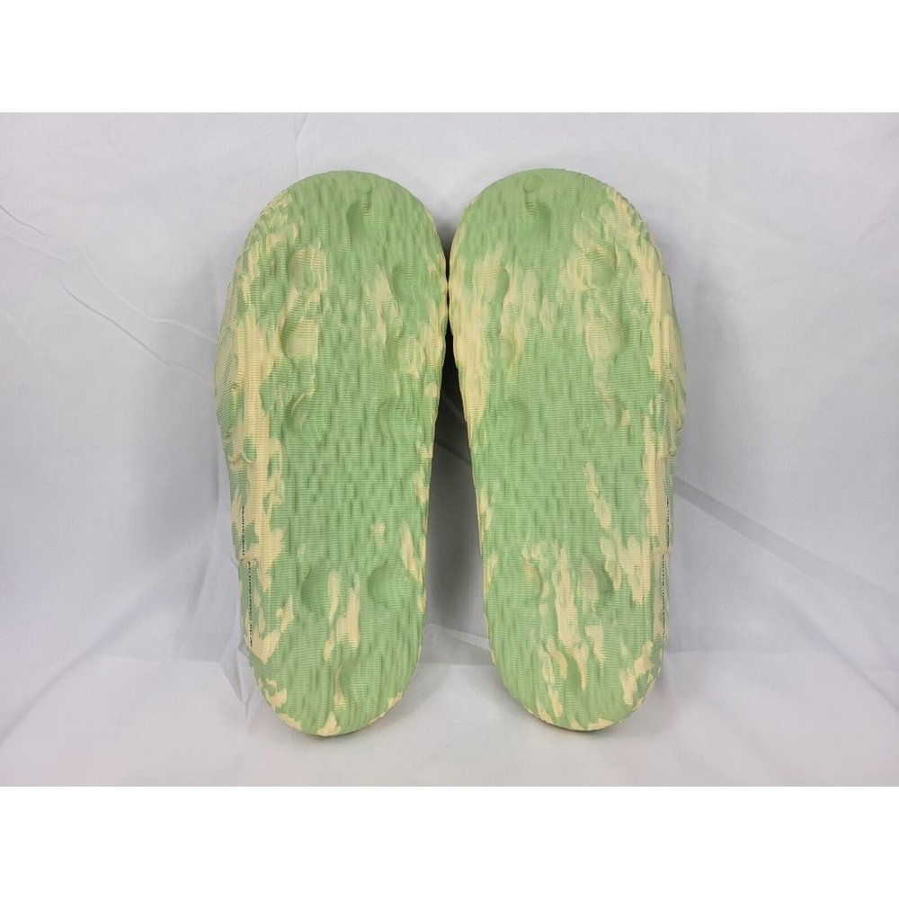 Adidas Adilette 22 'Magic Lime Desert Sand' Slides Sandals Mens Size 11 GY1597 - Picture 11 of 11